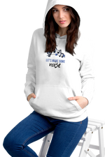Comfortable Women Regular Fit Hoodie in White - 320 GSM | Fullmoon Styles