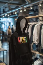 Black Regular Fit Hoodie - Chess Women Regular Fit Hoodie 320 Design | Women Fashion