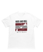 Men Oversized - Rock N Roll With Music Men Oversized 210 White | Fullmoon Styles