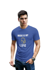 Comfortable Men Regular Fit Tshirt in Royal Blue - 180 GSM | Fullmoon Styles