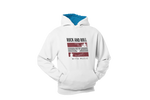 Men Regular Fit Hoodie - Rock N Roll With Music Men Regular Fit Hoodie 320 White | Fullmoon Styles