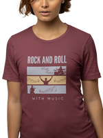 Comfortable Women Regular Fit Tshirt in Maroon - 180 GSM | Fullmoon Styles