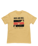 Women Oversized - Rock N Roll With Music Women Oversized 210 Beige | Fullmoon Styles