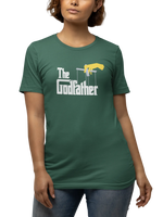 The Godfather Women Regular Fit Tshirt 180 Bottle Green Regular Fit Tshirt - Premium Cotton Women Wear