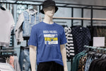 Royal Blue Regular Fit Tshirt - Rock N Roll With Music Men Regular Fit Tshirt 180 Design | Men Fashion