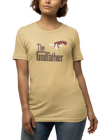 The Godfather Women Regular Fit Tshirt 180 Beige Regular Fit Tshirt - Premium Cotton Women Wear