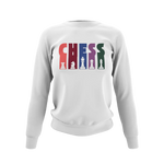 Men Regular Fit Sweatshirt - Chess Men Regular Fit Sweatshirt 320 White | Fullmoon Styles