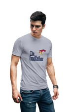 The Godfather Men Regular Fit Tshirt 180 Gray Regular Fit Tshirt - Premium Cotton Men Wear