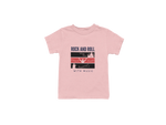 Baby Pink Regular Fit Tshirt - Rock N Roll With Music Kids Regular Fit Tshirt 180 Design | Kids Fashion