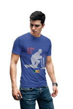 0 12 Msd Stumping Men Regular Fit Tshirt 180 Royal Blue Regular Fit Tshirt - Premium Cotton Men Wear