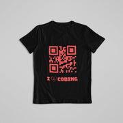 I Love Coding Qr Black 1