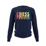 Men Regular Fit Sweatshirt - Chess Men Regular Fit Sweatshirt 320 Navy Blue | Fullmoon Styles