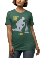 Comfortable Women Regular Fit Tshirt in Bottle Green - 180 GSM | Fullmoon Styles