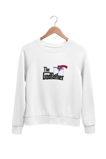 Premium White Regular Fit Sweatshirt for Men - 320 GSM Cotton | Fullmoon Styles
