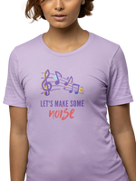 Lets Make Some Noise Women Oversized 240 Lavender Oversized - Premium Cotton Women Wear