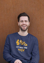 Lets Make Some Noise Men Regular Fit Sweatshirt 320 Navy Blue Regular Fit Sweatshirt - Premium Cotton Men Wear