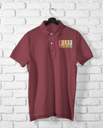 Maroon Polo Shirt - Chess Men Polo Shirt 220 Design | Men Fashion