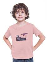 Kids Regular Fit Tshirt - The Godfather Kids Regular Fit Tshirt 180 Baby Pink | Fullmoon Styles