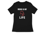 Men Oversized - Music Is My Life Men Oversized 180 Black | Fullmoon Styles