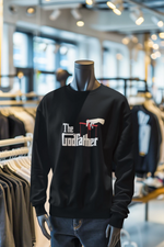 Black Regular Fit Sweatshirt - The Godfather Women Regular Fit Sweatshirt 320 Design | Women Fashion