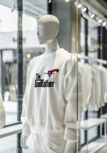 White Regular Fit Sweatshirt - The Godfather Men Regular Fit Sweatshirt 320 Design | Men Fashion