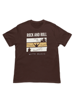 Women Oversized - Rock N Roll With Music Women Oversized 210 Brown | Fullmoon Styles