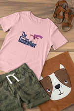 Comfortable Kids Regular Fit Tshirt in Baby Pink - 180 GSM | Fullmoon Styles