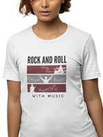 Comfortable Women Regular Fit Tshirt in White - 180 GSM | Fullmoon Styles