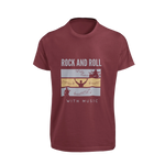 Premium Maroon Regular Fit Tshirt for Men - 180 GSM Cotton | Fullmoon Styles