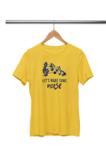 Premium Yellow Regular Fit Tshirt for Women - 180 GSM Cotton | Fullmoon Styles