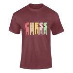 Men Regular Fit Tshirt - Chess Men Regular Fit Tshirt 180 Maroon | Fullmoon Styles