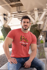 Lets Make Some Noise Men Oversized 240 Red Oversized - Premium Cotton Men Wear