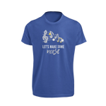 Women Regular Fit Tshirt - Lets Make Some Noise Women Regular Fit Tshirt 180 Royal Blue | Fullmoon Styles