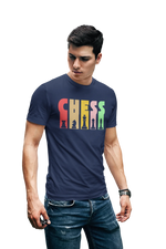 Chess Men Oversized 210 Navy Blue Oversized - Premium Cotton Men Wear