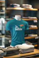 Teal Blue Oversized - The Godfather Men Oversized 240 Design | Men Fashion