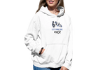 Lets Make Some Noise Women Regular Fit Hoodie 320 White Regular Fit Hoodie - Premium Cotton Women Wear