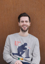 Comfortable Men Regular Fit Sweatshirt in Gray - 320 GSM | Fullmoon Styles