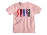 Baby Pink Regular Fit Tshirt - Chess Kids Regular Fit Tshirt 180 Design | Kids Fashion