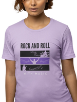 Comfortable Women Regular Fit Tshirt in Lavender - 180 GSM | Fullmoon Styles