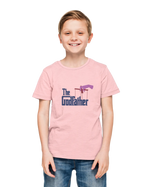 The Godfather Kids Regular Fit Tshirt 180 Baby Pink Regular Fit Tshirt - Premium Cotton Kids Wear
