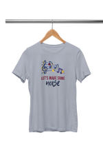 Premium Gray Regular Fit Tshirt for Women - 180 GSM Cotton | Fullmoon Styles