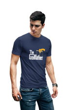 The Godfather Men Regular Fit Tshirt 180 Navy Blue Regular Fit Tshirt - Premium Cotton Men Wear