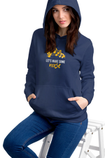 Comfortable Women Regular Fit Hoodie in Navy Blue - 320 GSM | Fullmoon Styles