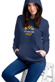 Comfortable Women Regular Fit Hoodie in Navy Blue - 320 GSM | Fullmoon Styles