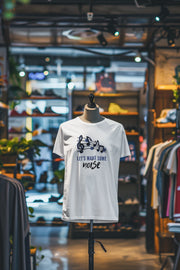 White Oversized - Lets Make Some Noise Women Oversized 240 Design | Women Fashion