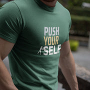 Motivation Push Yourself Bottle Green 4