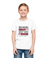 Premium White Regular Fit Tshirt for Kids - 180 GSM Cotton | Fullmoon Styles