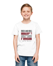 Premium White Regular Fit Tshirt for Kids - 180 GSM Cotton | Fullmoon Styles