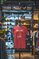 Red Oversized - Music Is My Life Women Oversized 240 Design | Women Fashion