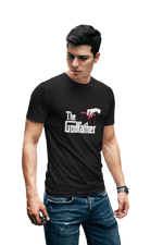 The Godfather Men Regular Fit Tshirt 180 Black Regular Fit Tshirt - Premium Cotton Men Wear